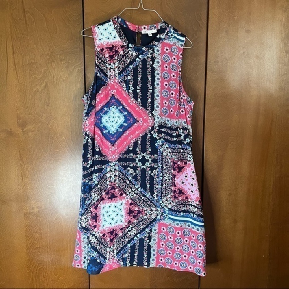 DR2 Dress Red, White and Blue Sz Large Retail $78 Perfect Summer Holiday Dress❤️